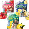 7x ŻELKI GUZIKOŻELKI bez cukru MIX smaków MALINA TRUSKA BANAN MANGO CYTRYNA