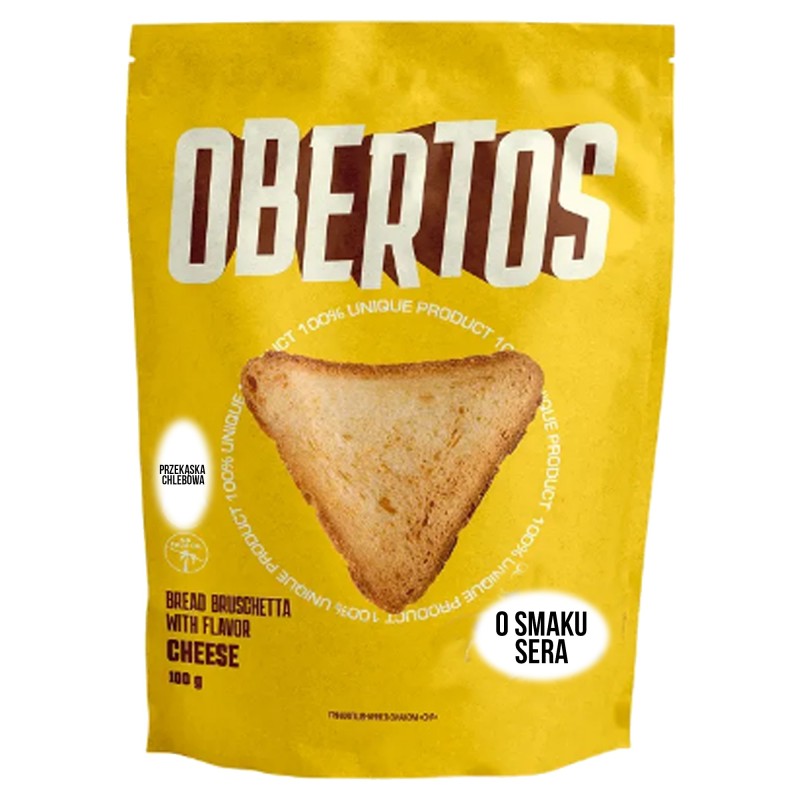OBERTOS o smaku SERA sucharki trójkąciki o SMAKU SERA