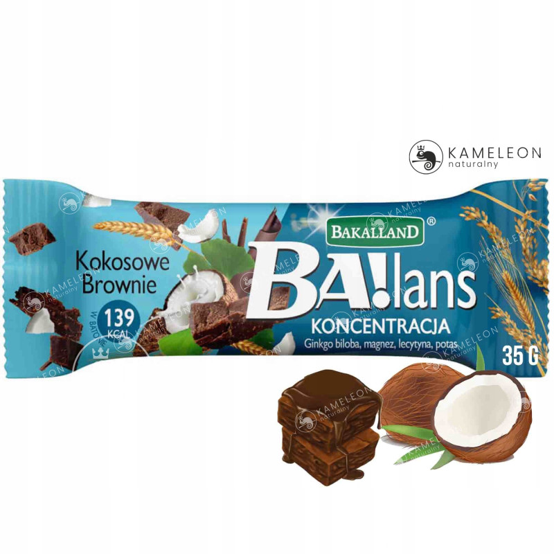 BAKALLAND BA!LANS BATON ZBOŻOWY mix smaków 5szt.