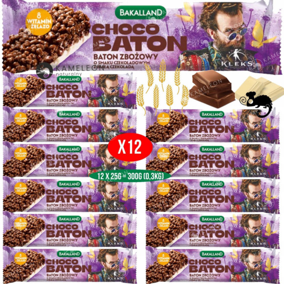 BAKALLAND CHOCO BATON BOŻOWY czekoladowy AKADEMIA PANA KLEKSA 25g x12 0,3KG BAKALLAND CHOCO BATON BOŻOWY czekoladowy AKADEMIA PANA KLEKSA 25g x12 0,3KG
