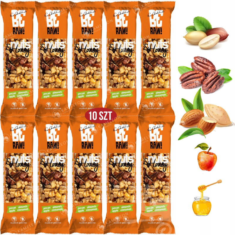 BATON BERAW NUTS & HONEY orzechy pekan migdały