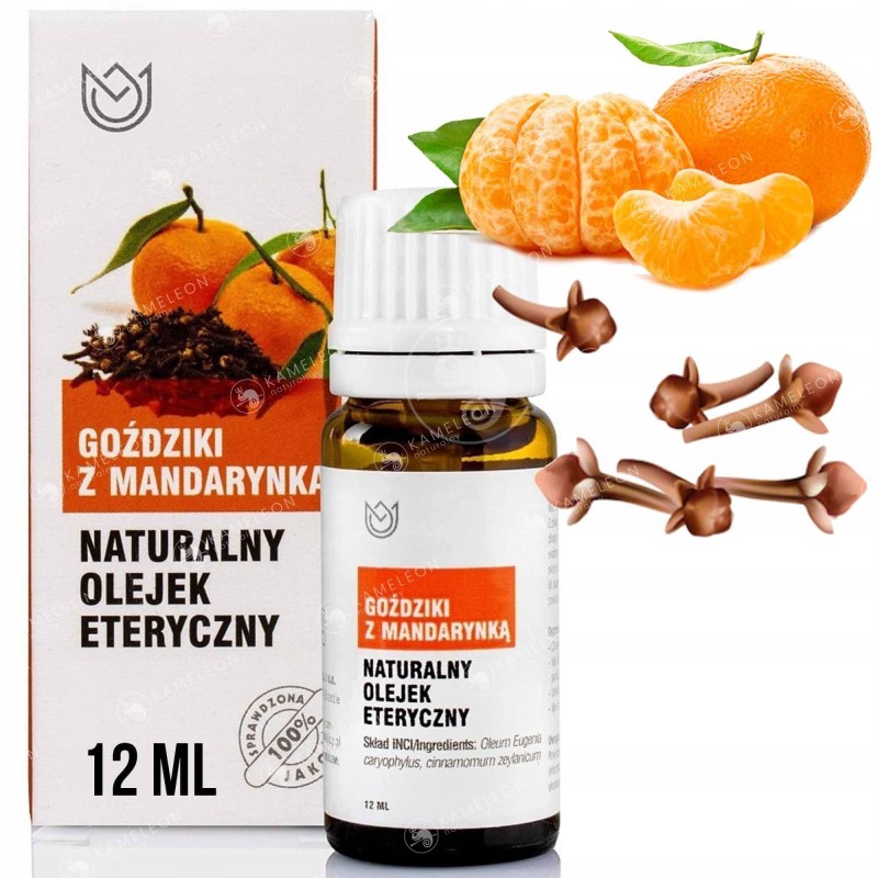 Naturalny OLEJEK ETERYCZNY GOŹDZIKI MANDARYNKA 12m