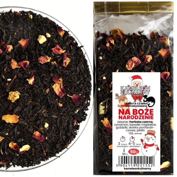 KAMELEON KULINARNY HERBATA CZARNA aromatyzowana NA BOŻE