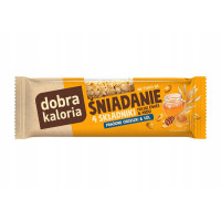 BATON śniadanie OWIES + MIÓD + PRAŻONE ORZECHY + SÓL 35g DOBRA KALORIA