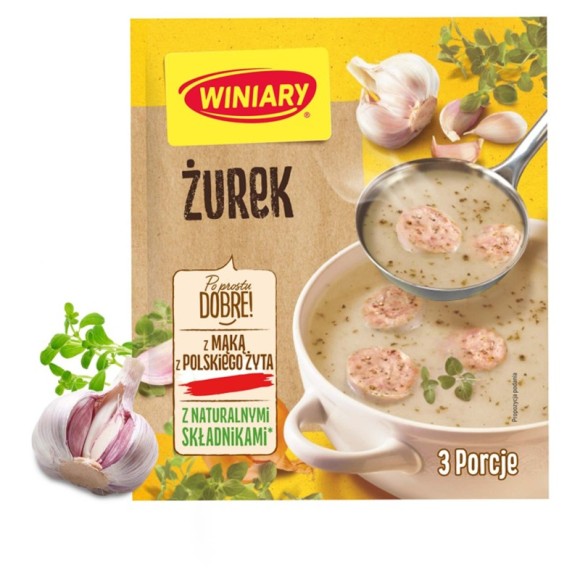 WINIARY ŻUREK Z NATURALNYMI SKŁADNIKAMI 3 porcje WIELKANOC
