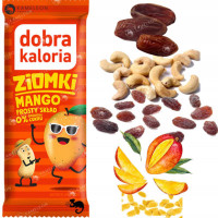 BATON ZIOMKI 32g MANGO NERKOWIEC bez cukru Prosty Skład DOBRA KALORIA