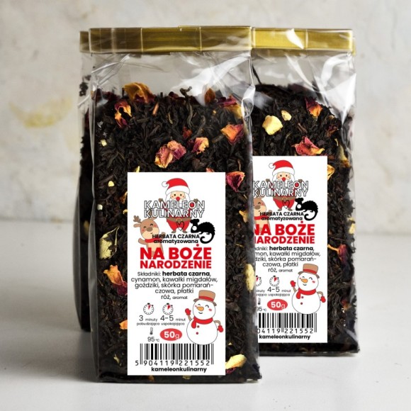 KAMELEON KULINARNY HERBATA CZARNA aromatyzowana NA BOŻE