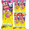 BE RAW KIDS BATON DLA DZIECIbatonik bez cukru GUMA BALONOWA 25g x5 125G