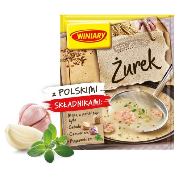 WINIARY ŻUREK Z NATURALNYMI SKŁADNIKAMI 3 porcje WIELKANOC