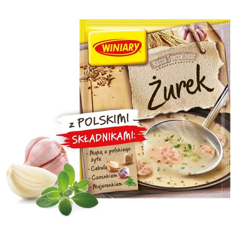 WINIARY ŻUREK Z NATURALNYMI SKŁADNIKAMI 3 porcje WIELKANOC