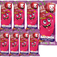 BE RAW! KIDS BATON DLA DZIECI  JAGODA JABŁKO