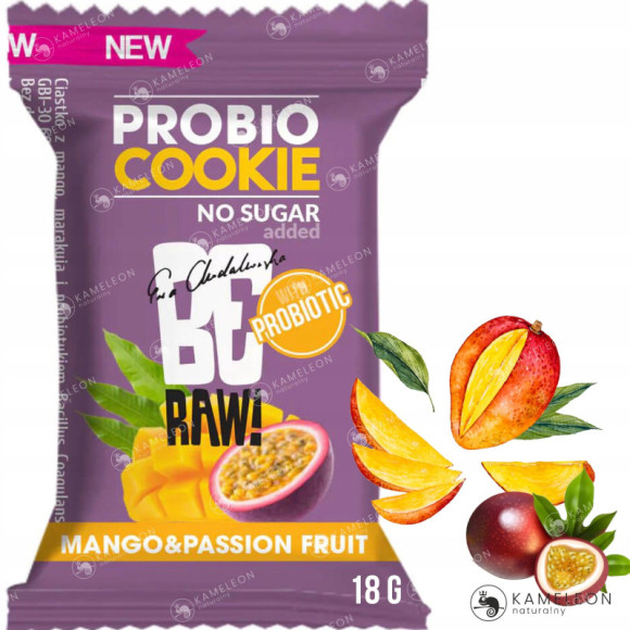 BE RAW! PROBIO COOKIE MANGO 324g zdrowe ciasteczko BE RAW! PROBIO COOKIE MANGO 324g zdrowe ciasteczko