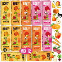 BOB SNAIL JELLY GALARETKA PRZEKĄSKA OWOCOWA mix smaków 27G x12szt 0,32KG