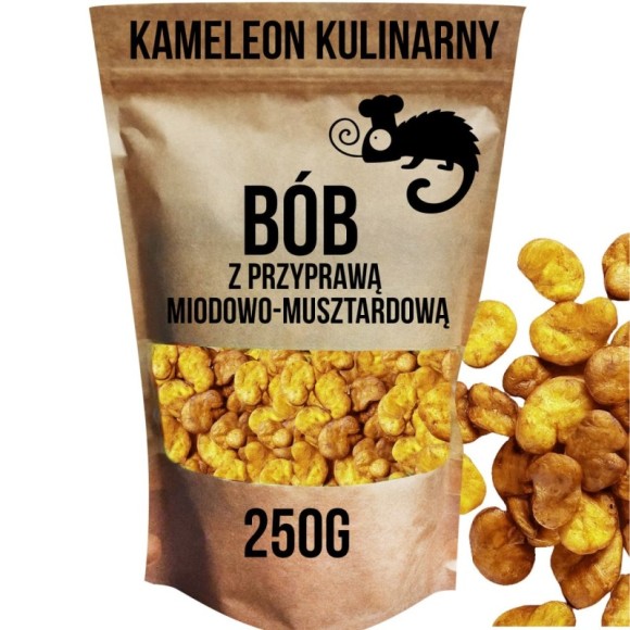 KAMELEON KULINARNY  BÓB SMAŻONY z przyp. MIÓD - MUSZTARDA