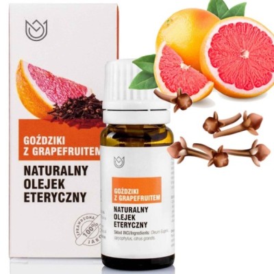 Naturalny OLEJEK ETERYCZNY GOŹDZIKI Z GRAPEFRUITEM GOŹDZIK