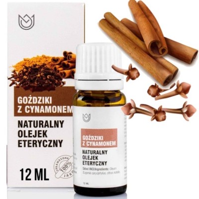 Naturalne Aromaty OLEJEK ETERYCZNY GOŹDZIKI Z CYNAMON 10ml