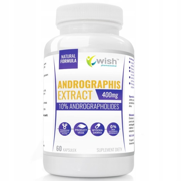 Wish ANDROGRAPHIS 10% ekstrakt 400MG 60kaps wsparcie