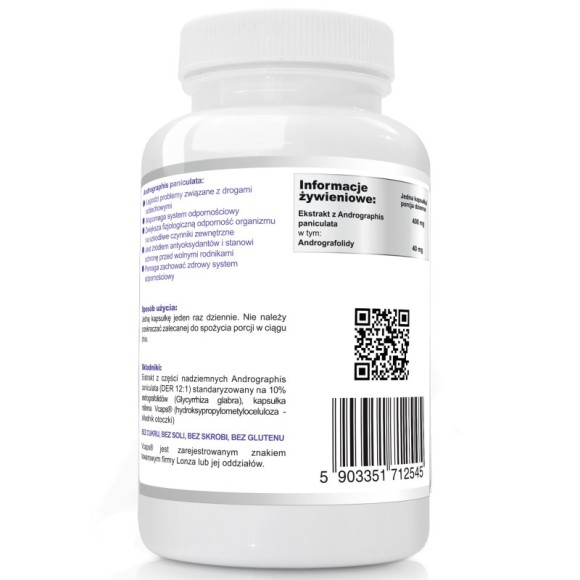 Wish ANDROGRAPHIS 10% ekstrakt 400MG 60kaps wsparcie