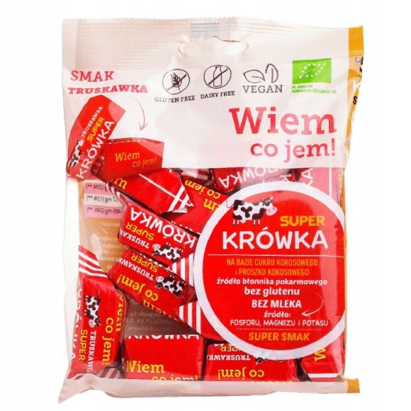 ME GUSTO KRÓWKI WEGAŃSKIE TRUSKAWKOWE BEZ GLUTENU LAKTOZY