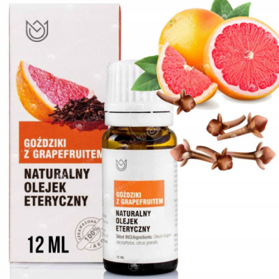NATURALNY OLEJEK ETERYCZNY GOŹDZIKI Z GRAPEFRUITEM 12ml
