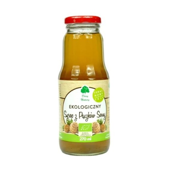 SYROP Z PĄCZKÓW SOSNY ekologiczny EKO 270ml 0,27L butelka