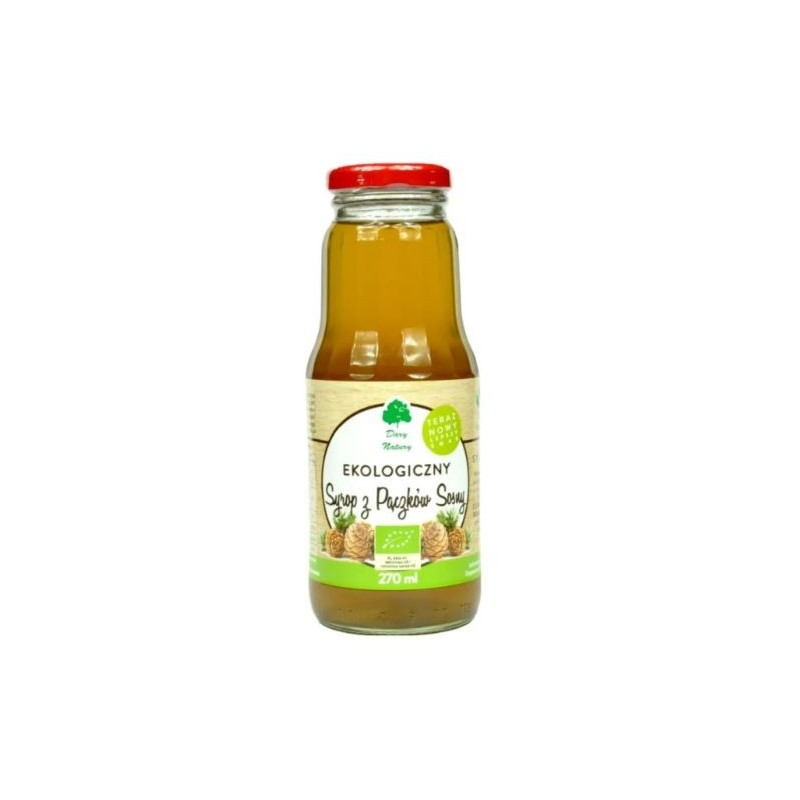 SYROP Z PĄCZKÓW SOSNY ekologiczny EKO 270ml 0,27L butelka