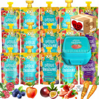 DAWTONA MUS OWOCOWY Drugie Śniadanie XXL MIX SMAKÓW x15 aż 2,7KG + LUNCHBOX