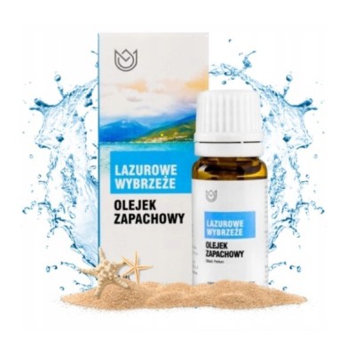 OLEJEK ZAPACHOWY eteryczny LAZUROWE WYBRZEŻE 10ml zapach do