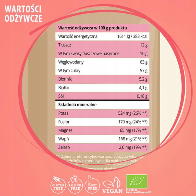 Eko KRÓWKI WEGAŃSKIE BEZMLECZNE TOFFI BEZ GLUTENU LAKTOZY 100g Super FUDGIO