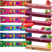 FRUIT MOOD batonik owocowy MIX SMAKÓW 6 różnych batonów
