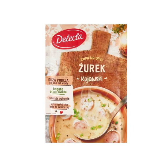 Delecta ZUPA W PROSZKU ŻUR ŻUREK KUJAWSKI 50G 1szt KRÓTKA