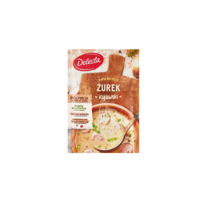 Delecta ZUPA W PROSZKU ŻUR ŻUREK KUJAWSKI 50G 1szt KRÓTKA