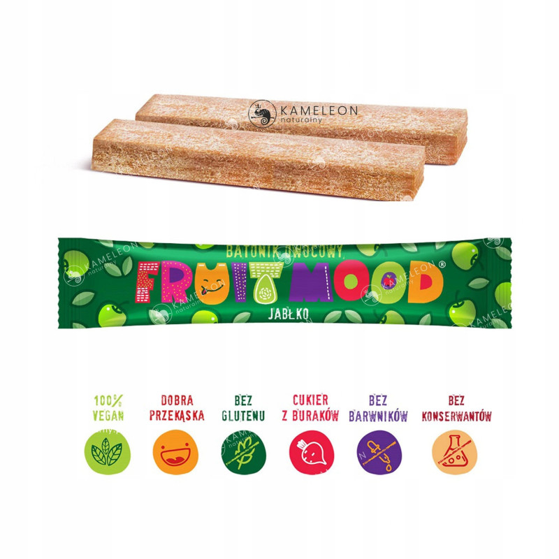 FRUIT MOOD batonik owocowy MIX SMAKÓW 6 różnych batonów