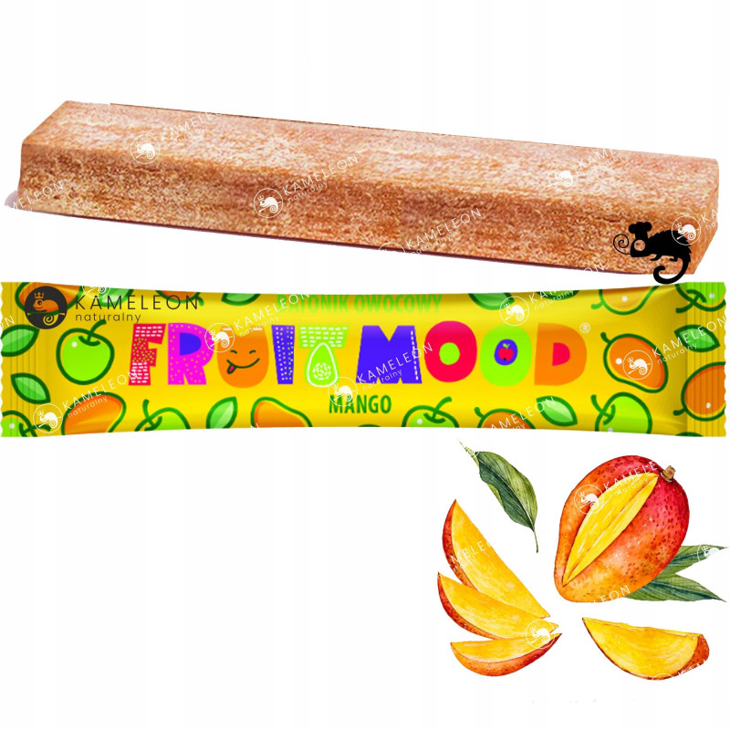 FRUIT MOOD batonik owocowy wegański przekąska MANGO