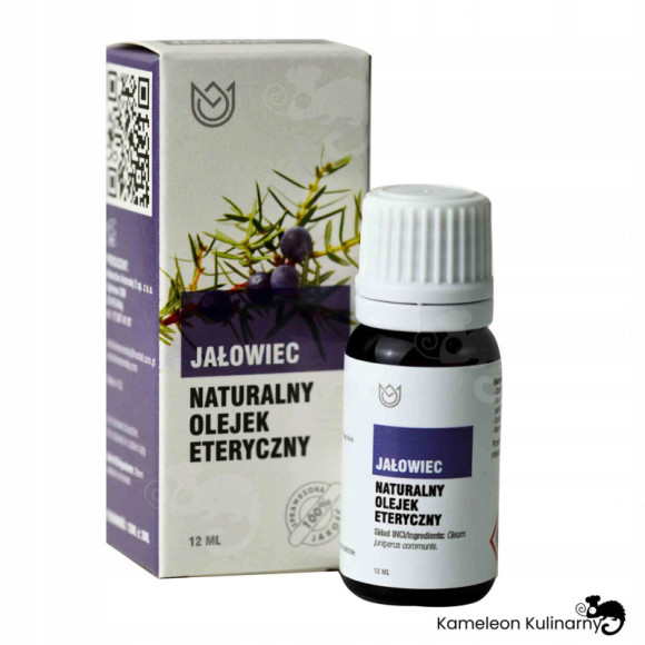 Naturalny OLEJEK ETERYCZNY JAŁOWIEC jałowcowy 12ml