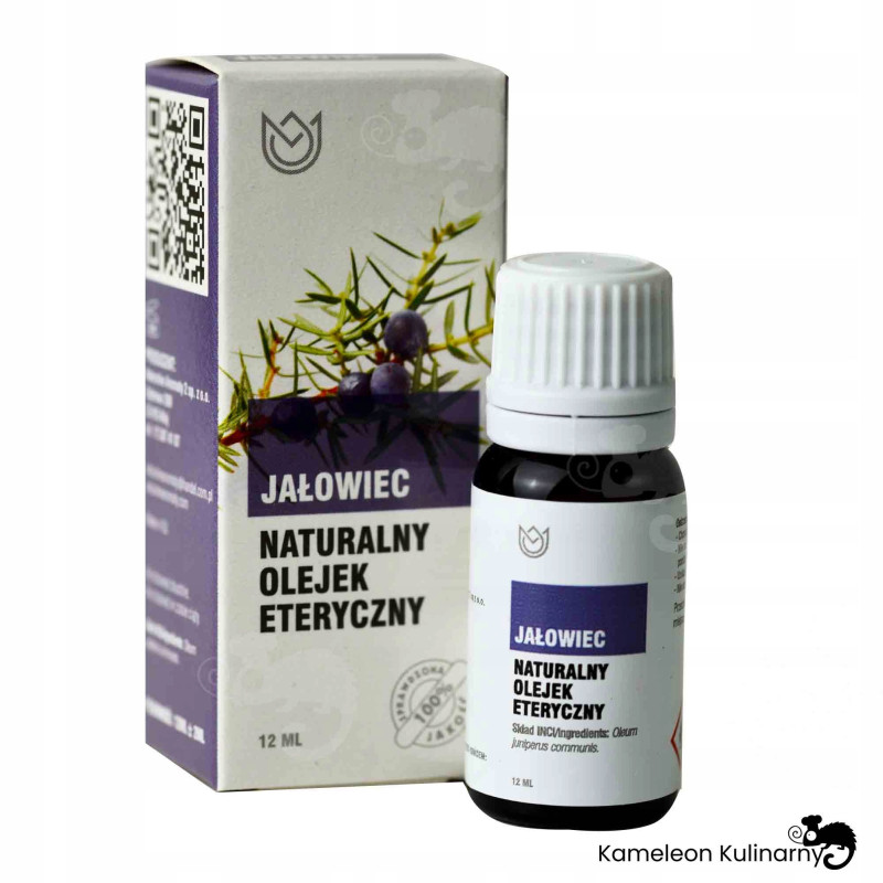 Naturalny OLEJEK ETERYCZNY JAŁOWIEC jałowcowy 12ml