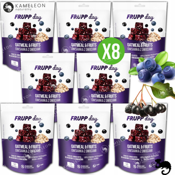 FRUPP DAY PRZEKĄSKA OWSIANA Liofilizowana KOSTKI BC JAGODA ARONIA 25gCeliko FRUPP DAY PRZEKĄSKA OWSIANA Liofilizowana KOSTKI BC JAGODA ARONIA 25gCeliko