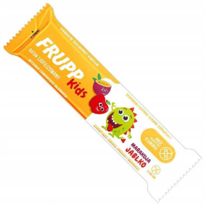FRUPP Kids BATON LIOFILIZOWANY bez cukru glutenu JABŁKO MARAKUJA 9g Celiko