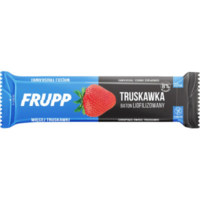 FRUPP TRUSKAWKA BATON TRUSKAWKOWY LIOFILIZOWANY bez cukru gluten 10g Celiko
