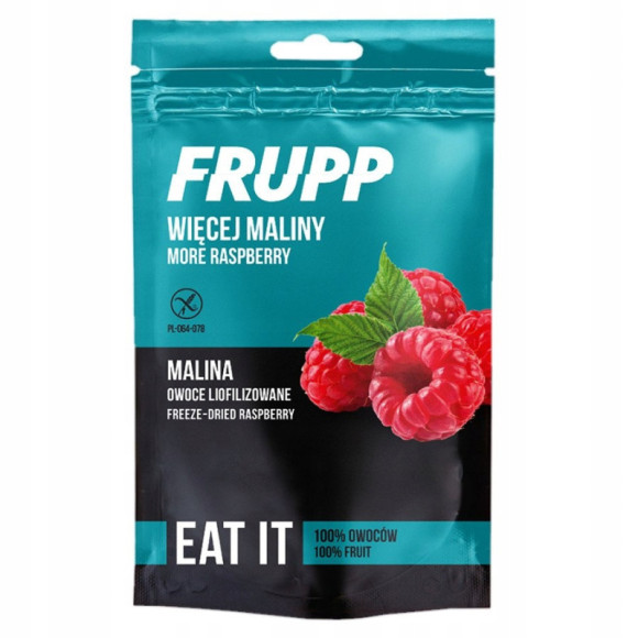 FRUPP Zdrowa MALINA LIOFILIZOWANA 15g Celiko FRUPP Zdrowa MALINA LIOFILIZOWANA 15g Celiko