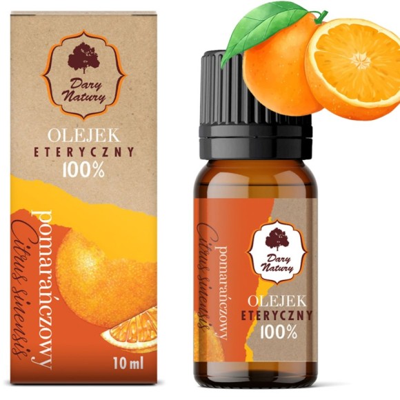 Dary Natury  NATURALNY OLEJEK ETERYCZNY 100% POMARAŃCZOWY
