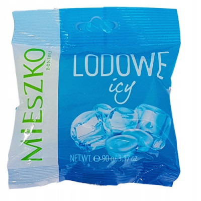 LANDRYNKI LODOWE icy KARMELKI CUKIERKI TWARDE LODOWE 90g MIESZKO Bonbons
