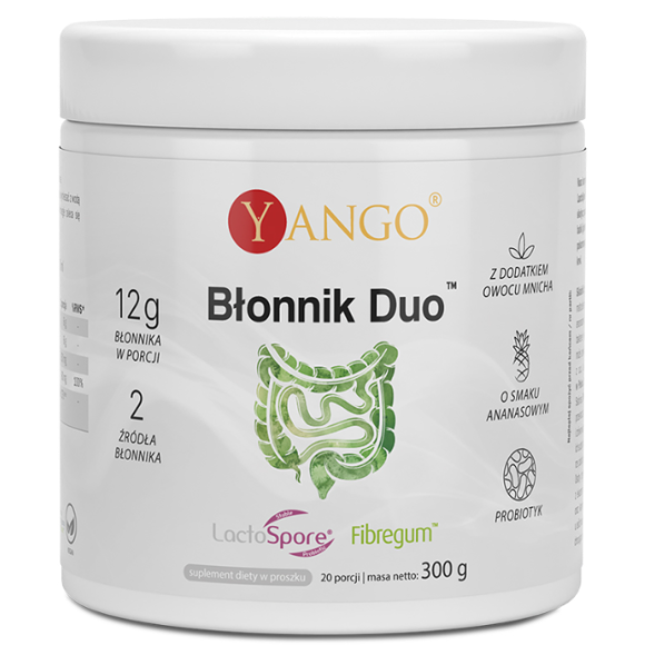Yango BŁONNIK DUO wsparcie TRAWIENIE 300G