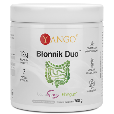 Yango BŁONNIK DUO wsparcie TRAWIENIE 300G