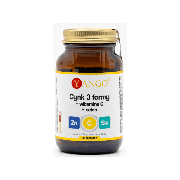 Yango CYNK 3 FORMY + WITAMINA C + SELEN 90 KAPSUŁEK
