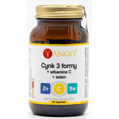 Yango CYNK 3 FORMY + WITAMINA C + SELEN 90 KAPSUŁEK