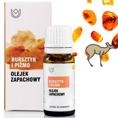 OLEJEK ZAPACHOWY eteryczny BURSZTYN I PIŻMO 10ml zapach do