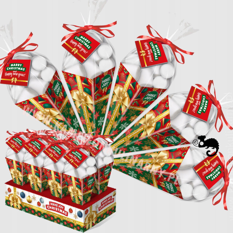 PIANKI MARSHMALLOW smak LODY WANILIOWE CHRISTMAS ŚWIĘTA BOŻE NARODZENIE x5