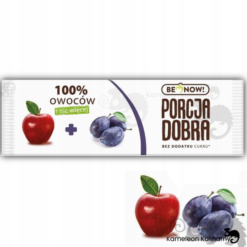PORCJA DOBRA PRZEKĄSKA 100% OWOCÓW listki MIX SMAKÓW 6x8 48szt x16G 0,77KG
