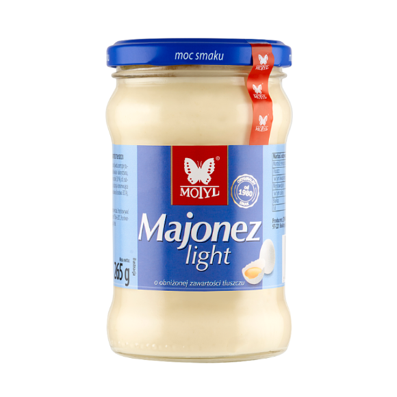 MOTYL MAJONEZ LIGHT NISKOTŁUSZCZOWY o obniżonej zawart